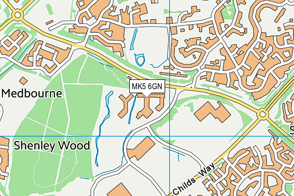 MK5 6GN map - OS VectorMap District (Ordnance Survey) MK5 6GN map - OS VectorMap District (Ordnance Survey)