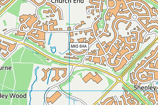 MK5 6HA map - OS VectorMap District (Ordnance Survey) MK5 6HA map - OS VectorMap District (Ordnance Survey)
