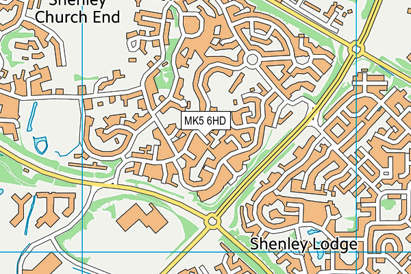 MK5 6HD map - OS VectorMap District (Ordnance Survey) MK5 6HD map - OS VectorMap District (Ordnance Survey)