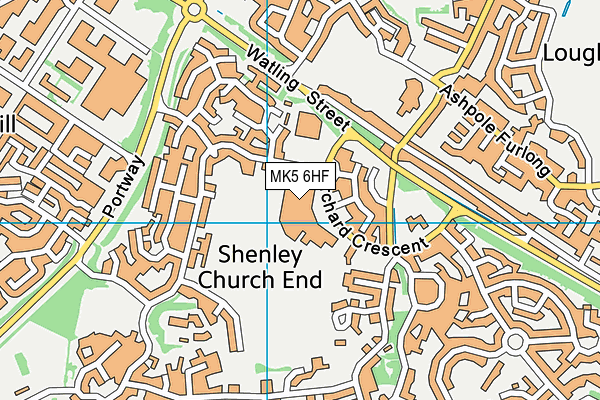 MK5 6HF map - OS VectorMap District (Ordnance Survey) MK5 6HF map - OS VectorMap District (Ordnance Survey)