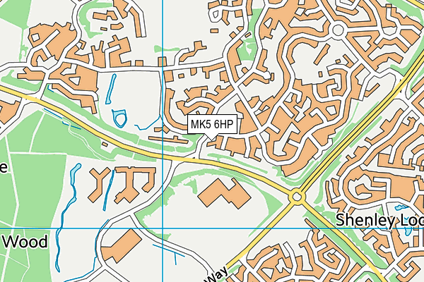 MK5 6HP map - OS VectorMap District (Ordnance Survey) MK5 6HP map - OS VectorMap District (Ordnance Survey)