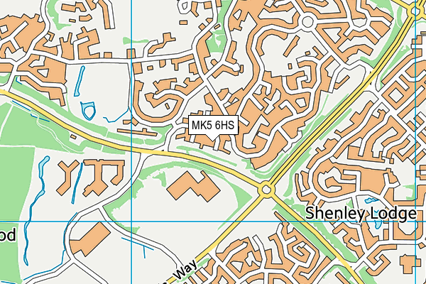 MK5 6HS map - OS VectorMap District (Ordnance Survey) MK5 6HS map - OS VectorMap District (Ordnance Survey)