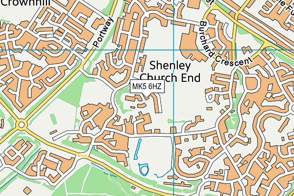 MK5 6HZ map - OS VectorMap District (Ordnance Survey) MK5 6HZ map - OS VectorMap District (Ordnance Survey)