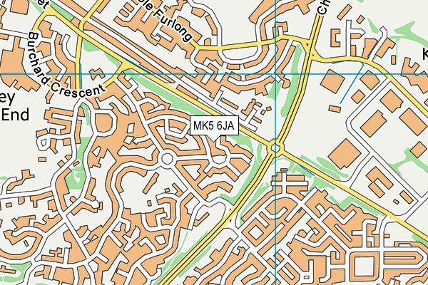 MK5 6JA map - OS VectorMap District (Ordnance Survey) MK5 6JA map - OS VectorMap District (Ordnance Survey)