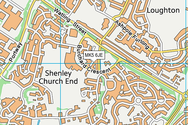 MK5 6JE map - OS VectorMap District (Ordnance Survey) MK5 6JE map - OS VectorMap District (Ordnance Survey)
