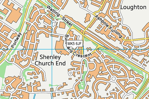 MK5 6JF map - OS VectorMap District (Ordnance Survey) MK5 6JF map - OS VectorMap District (Ordnance Survey)