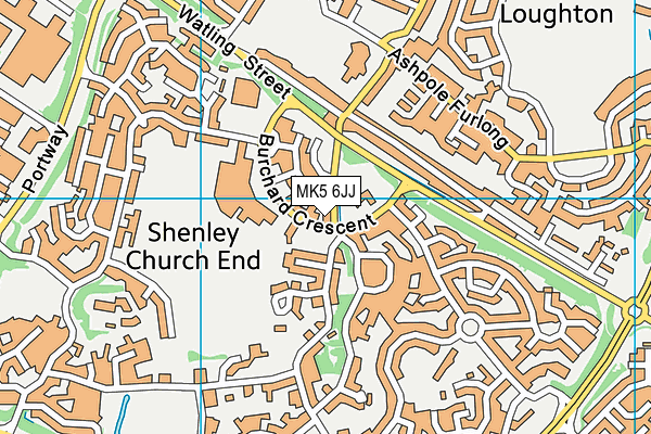 MK5 6JJ map - OS VectorMap District (Ordnance Survey) MK5 6JJ map - OS VectorMap District (Ordnance Survey)