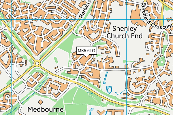 MK5 6LG map - OS VectorMap District (Ordnance Survey) MK5 6LG map - OS VectorMap District (Ordnance Survey)