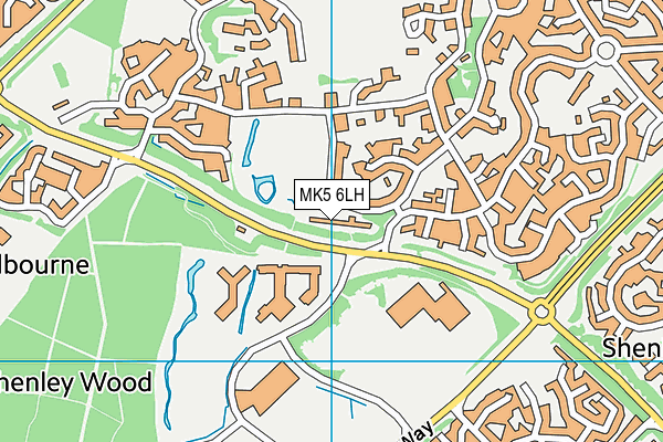 MK5 6LH map - OS VectorMap District (Ordnance Survey) MK5 6LH map - OS VectorMap District (Ordnance Survey)