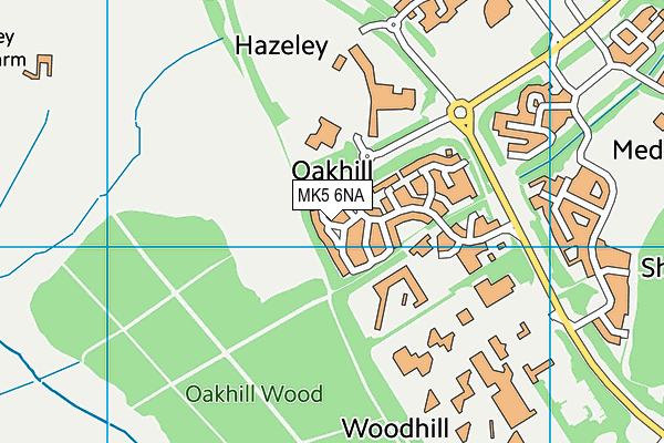 MK5 6NA map - OS VectorMap District (Ordnance Survey) MK5 6NA map - OS VectorMap District (Ordnance Survey)