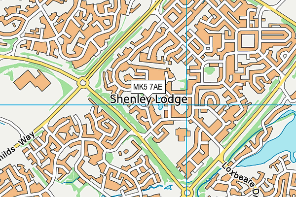 MK5 7AE map - OS VectorMap District (Ordnance Survey) MK5 7AE map - OS VectorMap District (Ordnance Survey)