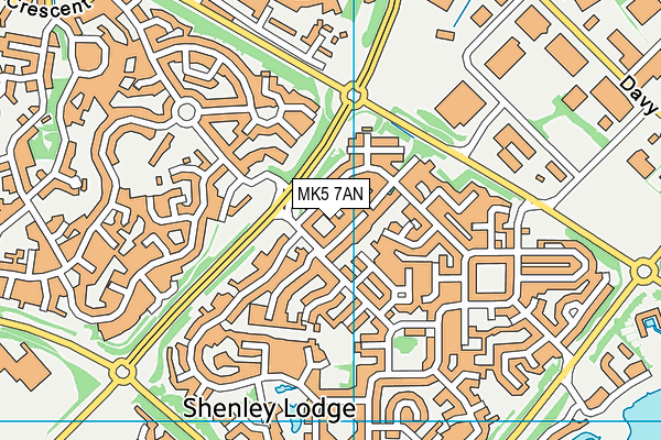 MK5 7AN map - OS VectorMap District (Ordnance Survey) MK5 7AN map - OS VectorMap District (Ordnance Survey)