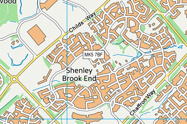 MK5 7BF map - OS VectorMap District (Ordnance Survey) MK5 7BF map - OS VectorMap District (Ordnance Survey)