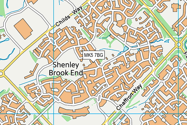 MK5 7BG map - OS VectorMap District (Ordnance Survey) MK5 7BG map - OS VectorMap District (Ordnance Survey)