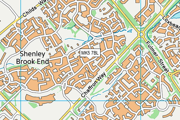 MK5 7BL map - OS VectorMap District (Ordnance Survey) MK5 7BL map - OS VectorMap District (Ordnance Survey)