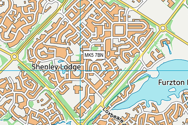 MK5 7BN map - OS VectorMap District (Ordnance Survey) MK5 7BN map - OS VectorMap District (Ordnance Survey)