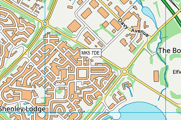 MK5 7DE map - OS VectorMap District (Ordnance Survey) MK5 7DE map - OS VectorMap District (Ordnance Survey)