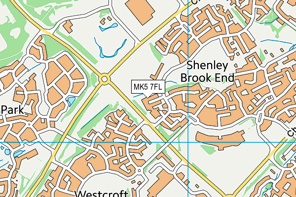 MK5 7FL map - OS VectorMap District (Ordnance Survey) MK5 7FL map - OS VectorMap District (Ordnance Survey)