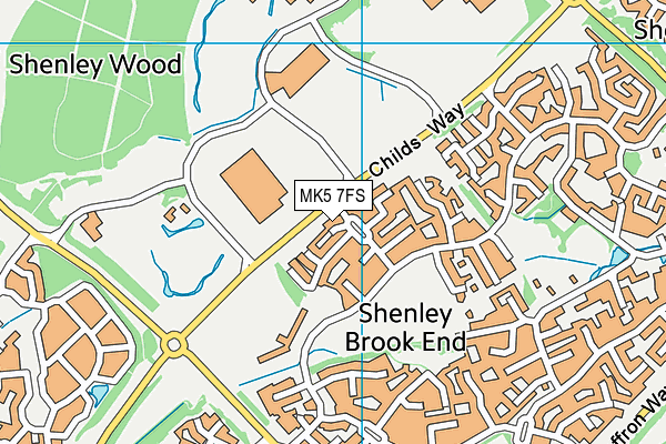 MK5 7FS map - OS VectorMap District (Ordnance Survey) MK5 7FS map - OS VectorMap District (Ordnance Survey)