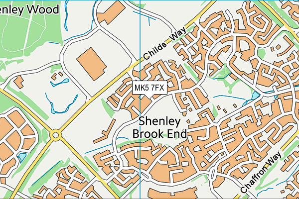 MK5 7FX map - OS VectorMap District (Ordnance Survey) MK5 7FX map - OS VectorMap District (Ordnance Survey)