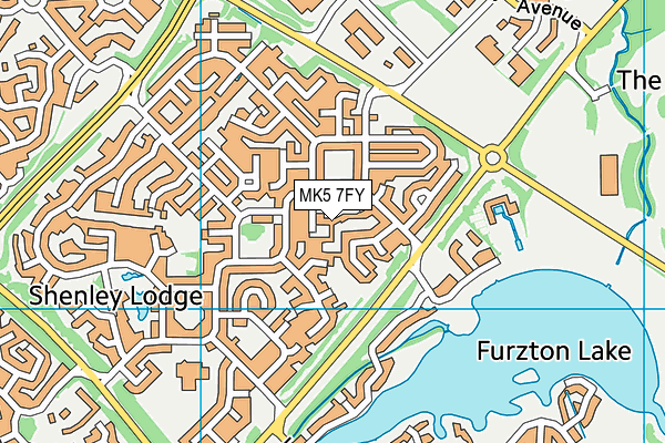 MK5 7FY map - OS VectorMap District (Ordnance Survey) MK5 7FY map - OS VectorMap District (Ordnance Survey)