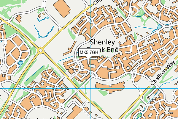 MK5 7GH map - OS VectorMap District (Ordnance Survey) MK5 7GH map - OS VectorMap District (Ordnance Survey)