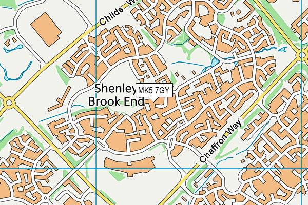 MK5 7GY map - OS VectorMap District (Ordnance Survey) MK5 7GY map - OS VectorMap District (Ordnance Survey)