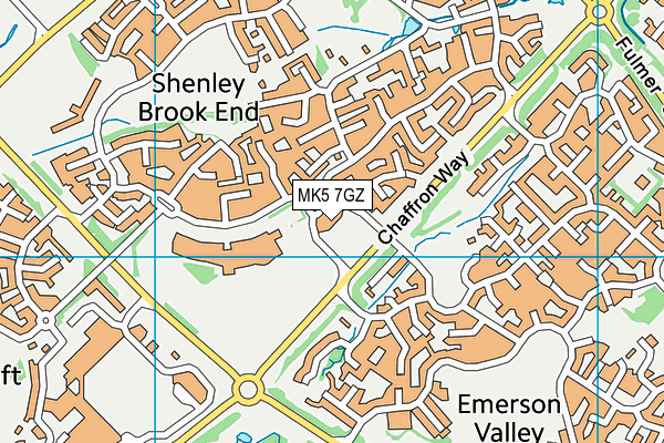MK5 7GZ map - OS VectorMap District (Ordnance Survey) MK5 7GZ map - OS VectorMap District (Ordnance Survey)