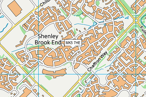 MK5 7HE map - OS VectorMap District (Ordnance Survey) MK5 7HE map - OS VectorMap District (Ordnance Survey)