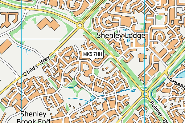 MK5 7HH map - OS VectorMap District (Ordnance Survey) MK5 7HH map - OS VectorMap District (Ordnance Survey)