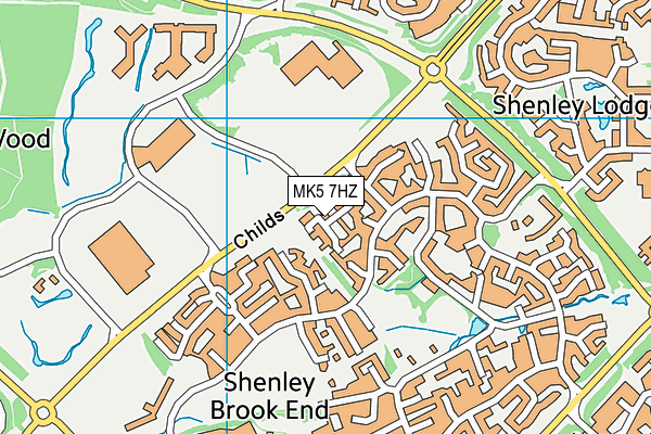 MK5 7HZ map - OS VectorMap District (Ordnance Survey) MK5 7HZ map - OS VectorMap District (Ordnance Survey)