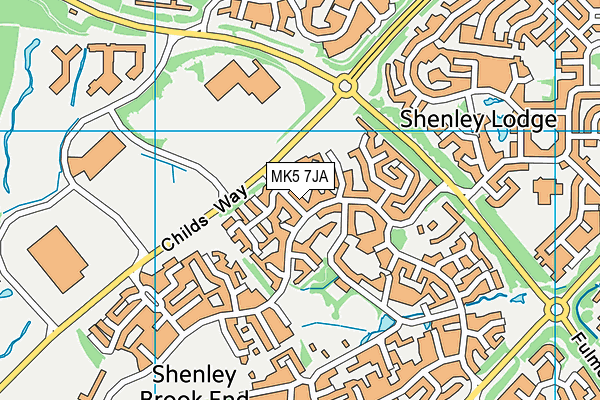 MK5 7JA map - OS VectorMap District (Ordnance Survey) MK5 7JA map - OS VectorMap District (Ordnance Survey)