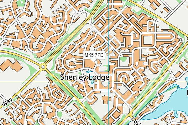 MK5 7PD map - OS VectorMap District (Ordnance Survey) MK5 7PD map - OS VectorMap District (Ordnance Survey)