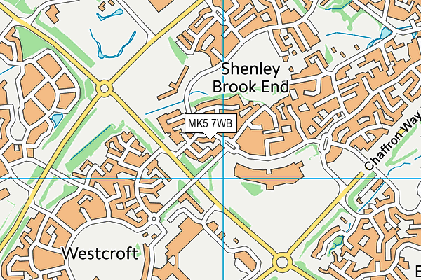 MK5 7WB map - OS VectorMap District (Ordnance Survey) MK5 7WB map - OS VectorMap District (Ordnance Survey)