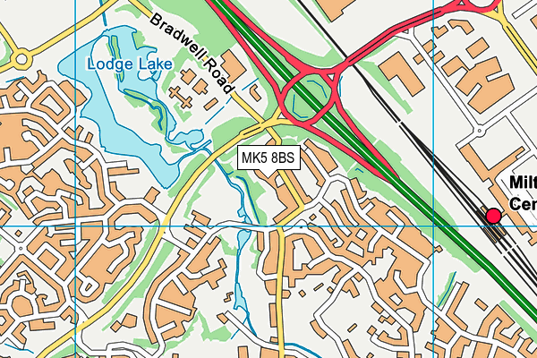 MK5 8BS map - OS VectorMap District (Ordnance Survey) MK5 8BS map - OS VectorMap District (Ordnance Survey)