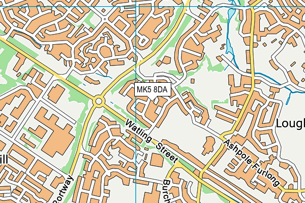 MK5 8DA map - OS VectorMap District (Ordnance Survey) MK5 8DA map - OS VectorMap District (Ordnance Survey)