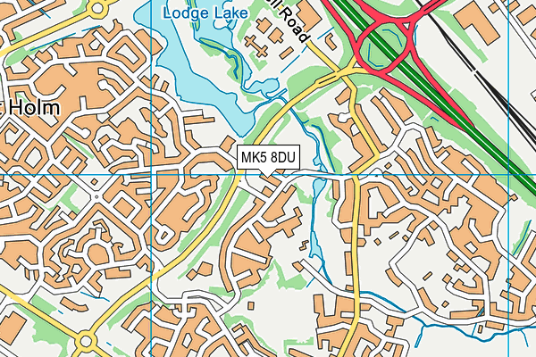 MK5 8DU map - OS VectorMap District (Ordnance Survey) MK5 8DU map - OS VectorMap District (Ordnance Survey)