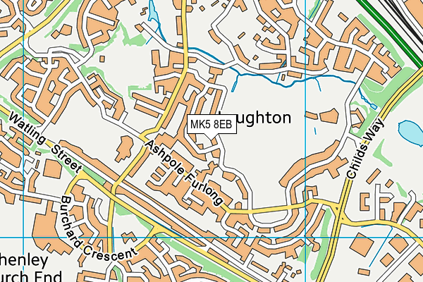 MK5 8EB map - OS VectorMap District (Ordnance Survey) MK5 8EB map - OS VectorMap District (Ordnance Survey)
