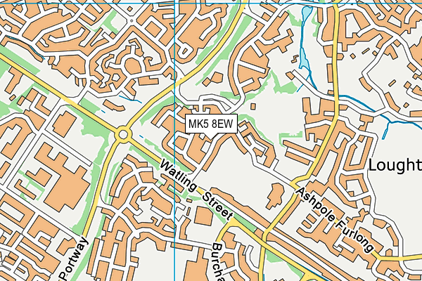 MK5 8EW map - OS VectorMap District (Ordnance Survey) MK5 8EW map - OS VectorMap District (Ordnance Survey)