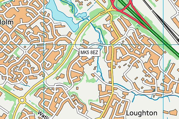 MK5 8EZ map - OS VectorMap District (Ordnance Survey) MK5 8EZ map - OS VectorMap District (Ordnance Survey)