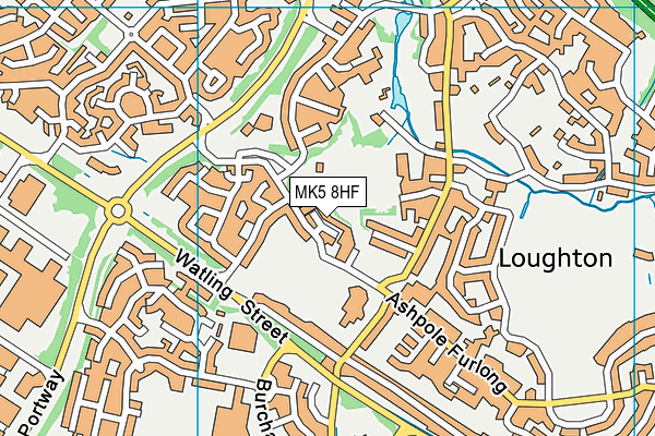 MK5 8HF map - OS VectorMap District (Ordnance Survey) MK5 8HF map - OS VectorMap District (Ordnance Survey)