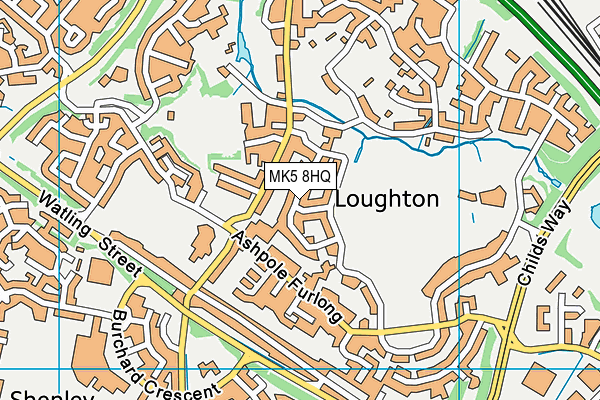 MK5 8HQ map - OS VectorMap District (Ordnance Survey) MK5 8HQ map - OS VectorMap District (Ordnance Survey)