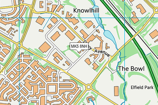 MK5 8NH map - OS VectorMap District (Ordnance Survey) MK5 8NH map - OS VectorMap District (Ordnance Survey)