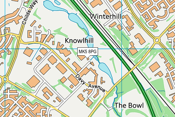 MK5 8PG map - OS VectorMap District (Ordnance Survey) MK5 8PG map - OS VectorMap District (Ordnance Survey)