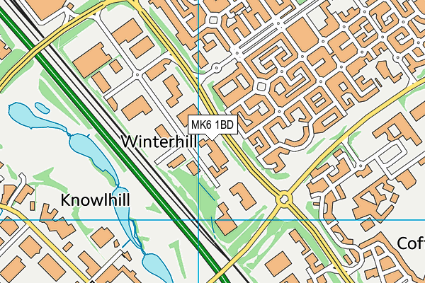 MK6 1BD map - OS VectorMap District (Ordnance Survey) MK6 1BD map - OS VectorMap District (Ordnance Survey)