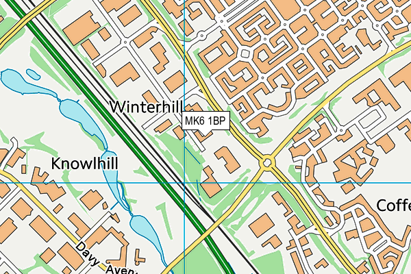 MK6 1BP map - OS VectorMap District (Ordnance Survey) MK6 1BP map - OS VectorMap District (Ordnance Survey)