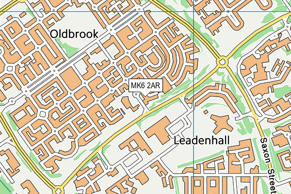 MK6 2AR map - OS VectorMap District (Ordnance Survey) MK6 2AR map - OS VectorMap District (Ordnance Survey)