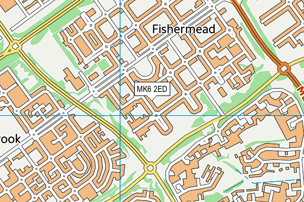 MK6 2ED map - OS VectorMap District (Ordnance Survey) MK6 2ED map - OS VectorMap District (Ordnance Survey)