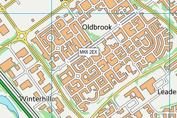 MK6 2EX map - OS VectorMap District (Ordnance Survey) MK6 2EX map - OS VectorMap District (Ordnance Survey)