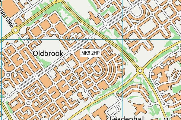 MK6 2HP map - OS VectorMap District (Ordnance Survey) MK6 2HP map - OS VectorMap District (Ordnance Survey)